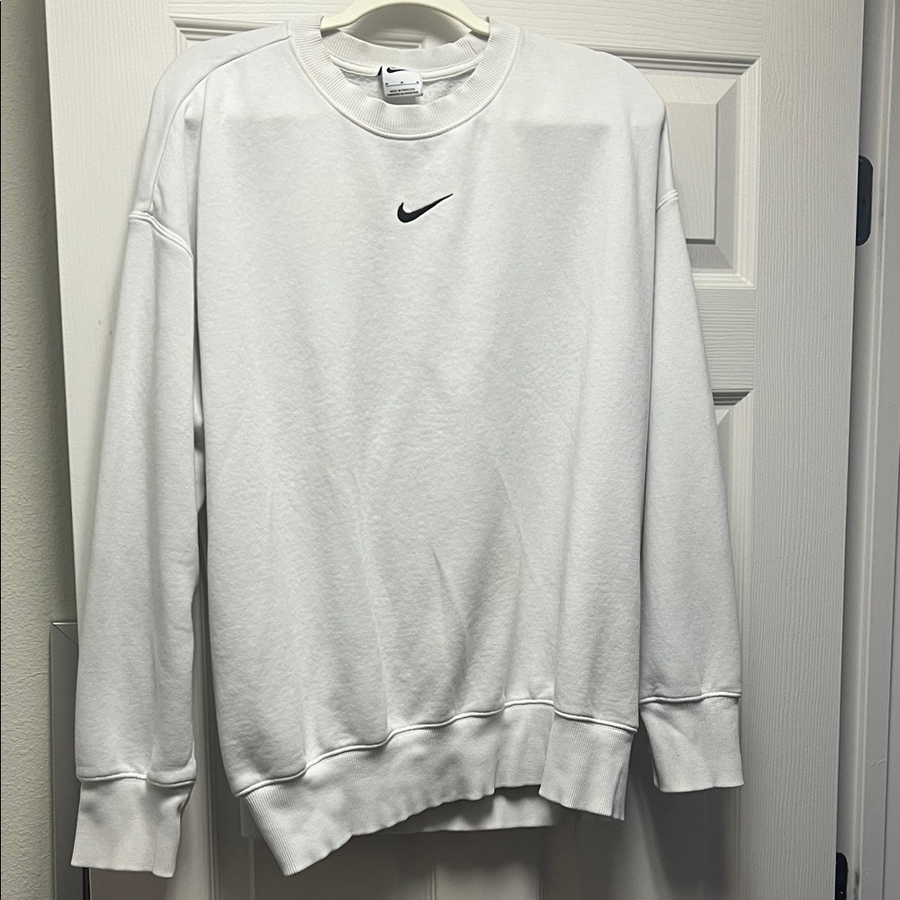 Nike Women’s  Classic White Crewneck Sweater